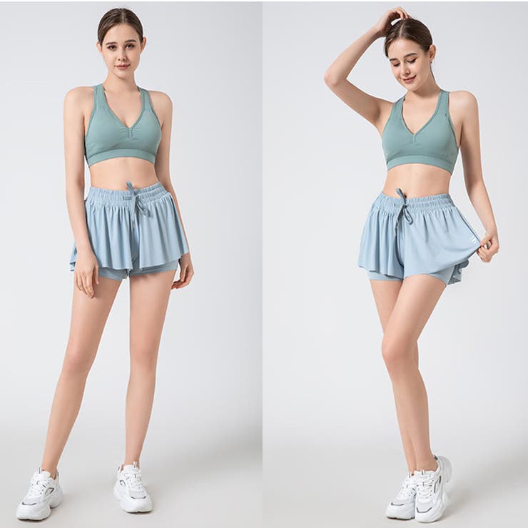 ヨガパンツ インナー付きショートパンツ 全9色 | teddyshop | 詳細画像26 