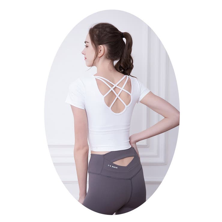 ヨガウェア トップス 半袖 | teddyshop | 詳細画像15 