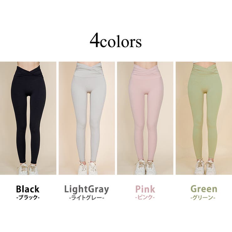 ヨガパンツ レギンス ハイウエスト | teddyshop | 詳細画像7 