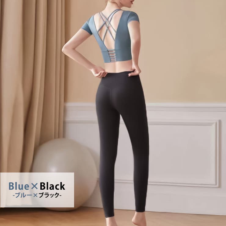 ヨガウェア 上下セット 全5色[品番：TY000008245]｜teddyshop