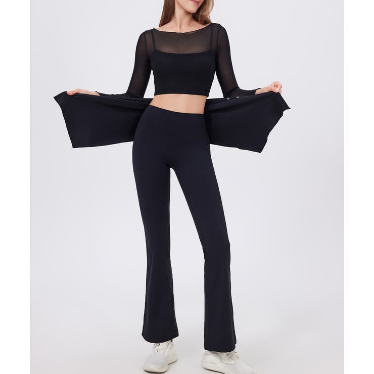 ヨガパンツ レディース フレア | teddyshop | 詳細画像12 