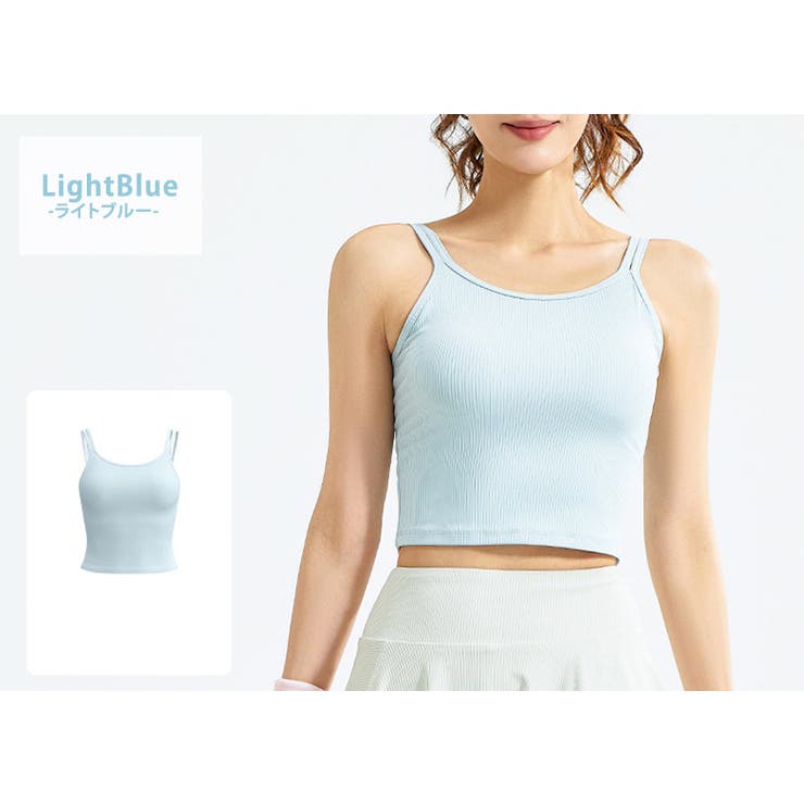 ヨガ キャミソール クロップド丈 | teddyshop | 詳細画像16 