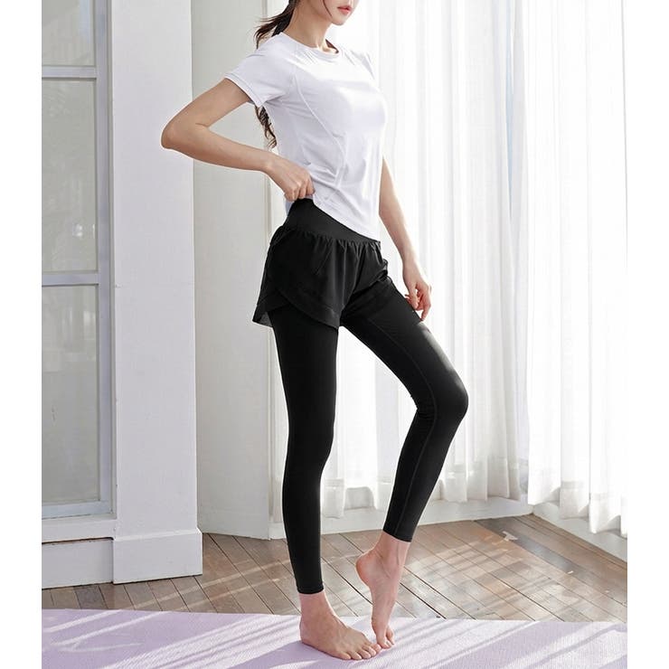 Werthy ヨガウェア　combination yoga top sizeM XEXYMIX（ゼクシィミックス） ゼクシーミックス 長袖 Tシャツ ヨガ