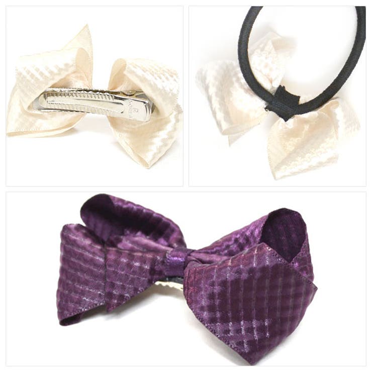 リボン ヘアゴム ヘアクリップ | terracotta | 詳細画像3 