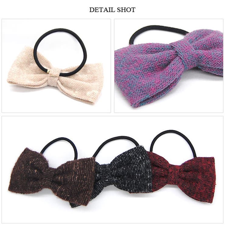 ヘアゴム ヘアポニー 杢感 | terracotta | 詳細画像3 