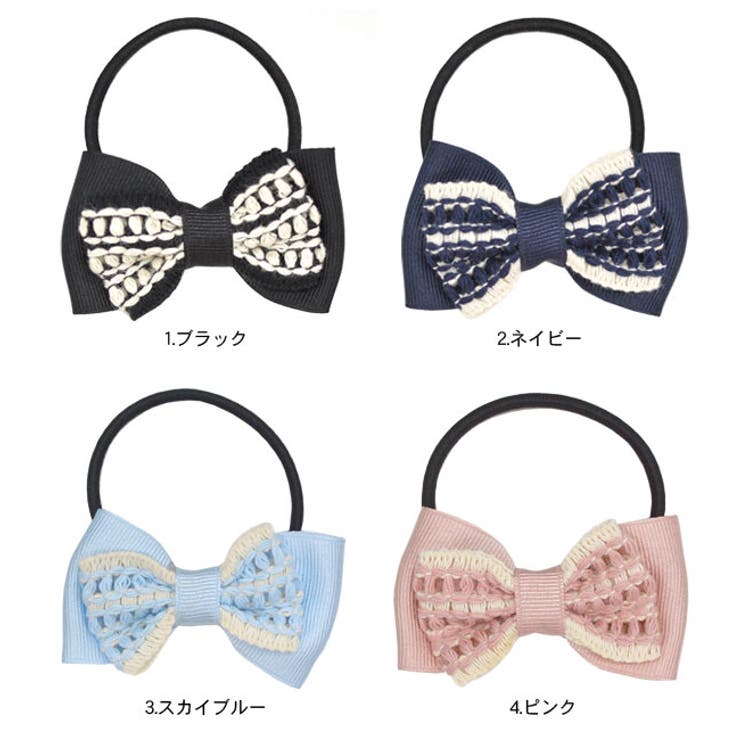 クロシェ編み かぎ編み ニットリボン | terracotta | 詳細画像2 