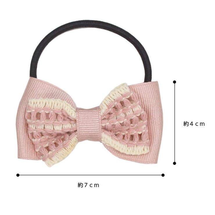 クロシェ編み かぎ編み ニットリボン | terracotta | 詳細画像4 