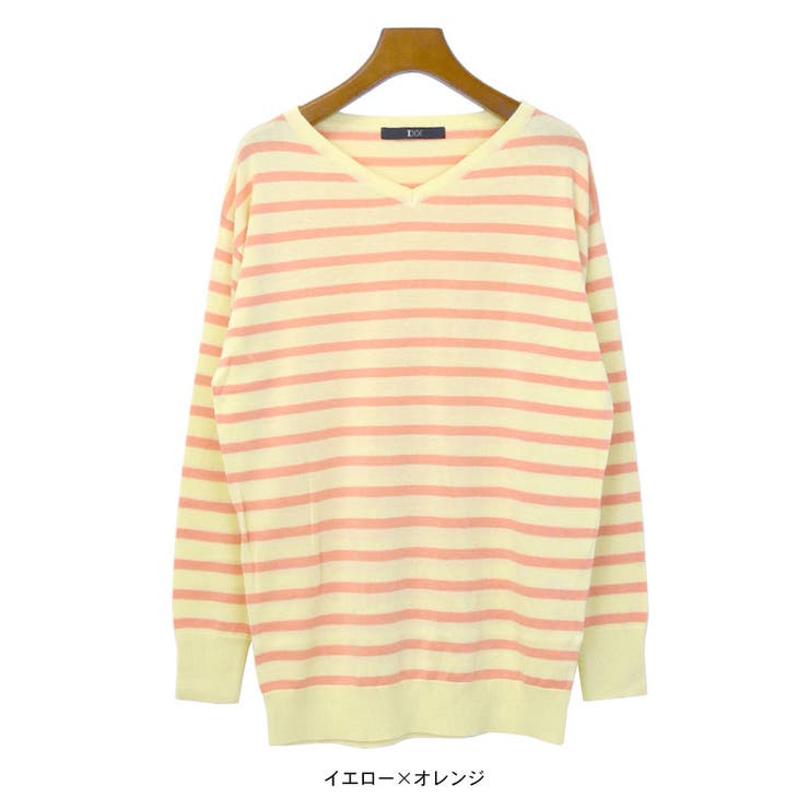 ニット レディース Ｖネック | terracotta | 詳細画像2 