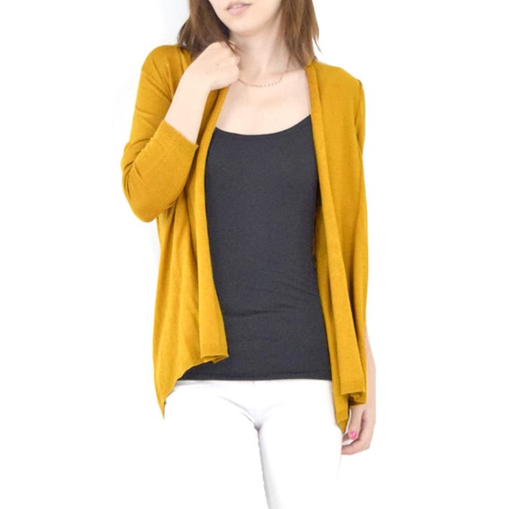 カーディガン 長袖 前開き | terracotta | 詳細画像2 