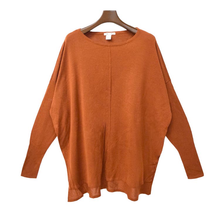 ４．レンガ | ドルマン ニット ニットソー | terracotta