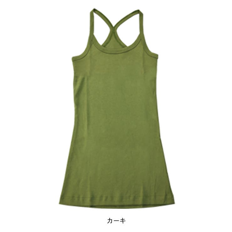 キャミソール バッククロス ロング丈 | terracotta | 詳細画像37 