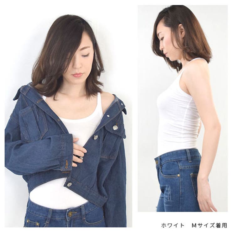 キャミソール バッククロス ロング丈 | terracotta | 詳細画像14 