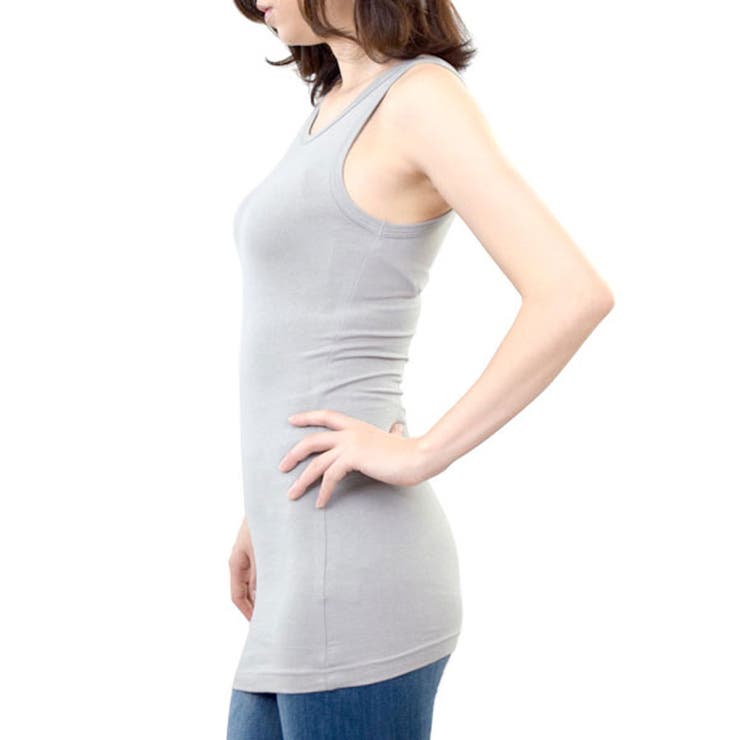 タンクトップ キャミソール ロング丈 | terracotta | 詳細画像12 