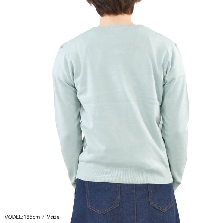 カーディガン ニット Ｖネック | terracotta | 詳細画像5 