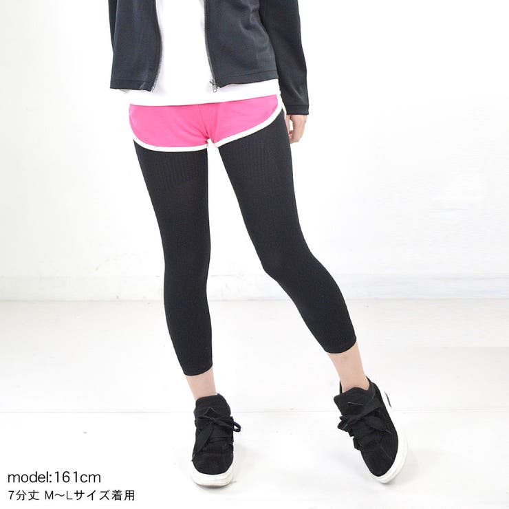 レギンスパンツ レディース 黒 | terracotta | 詳細画像7 