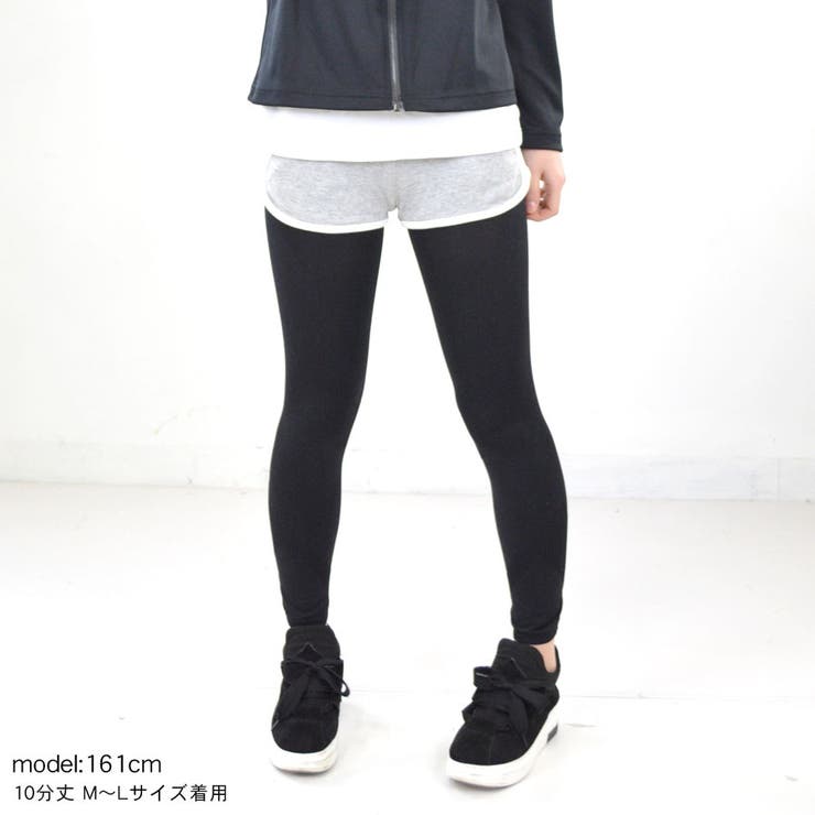 レギンスパンツ レディース 黒 | terracotta | 詳細画像10 