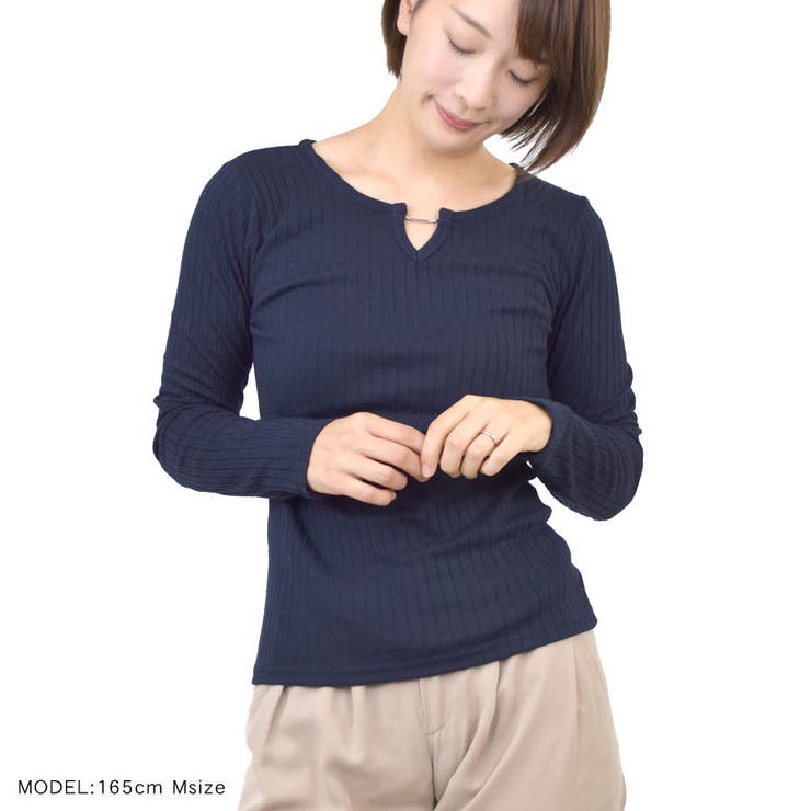 カットソー 長袖 レディース 品番 Qn Terracotta テラコッタ のレディース ファッション通販 Shoplist ショップリスト