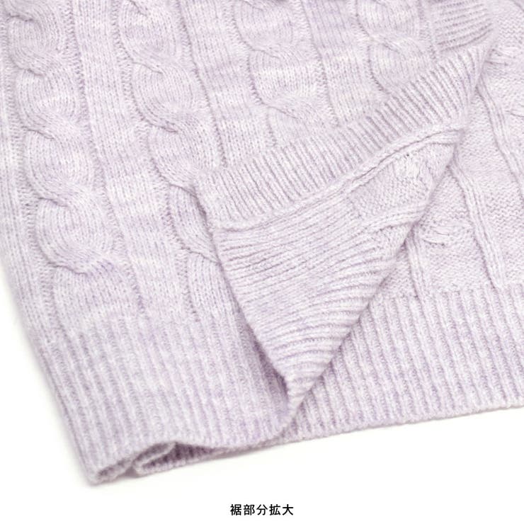 ニット カーディガン ざっくり | terracotta | 詳細画像8 