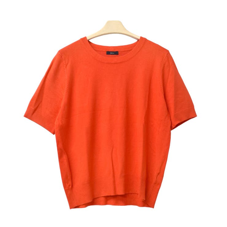 １．オレンジ | ニットソー サマーニット 半袖 | terracotta