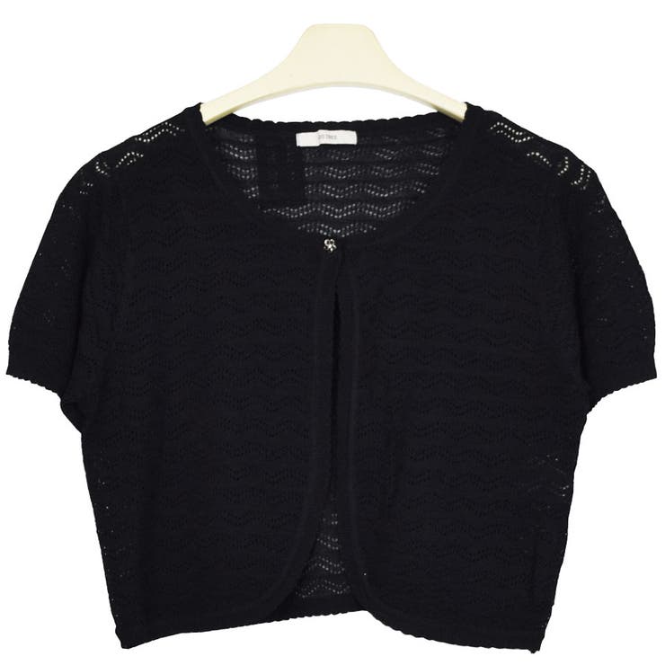 １．Ａタイプ×ブラック | ボレロ カーディガン フォーマル | terracotta