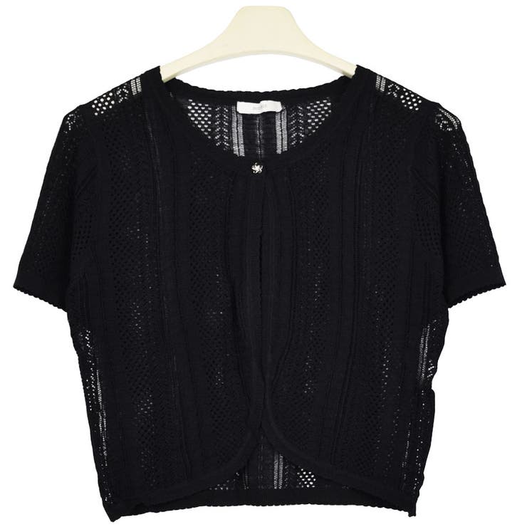 ３．Ｂタイプ×ブラック | ボレロ カーディガン フォーマル | terracotta