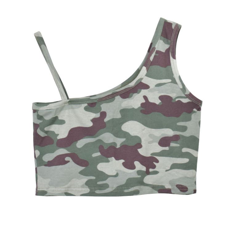 １．迷彩グレーグリーン | キャミソール ブラトップ キャミ | terracotta