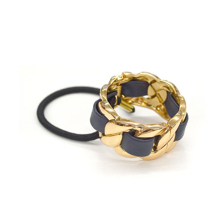 １０．レザーネイビー | ヘアカフス ヘアリング ヘアゴム | terracotta