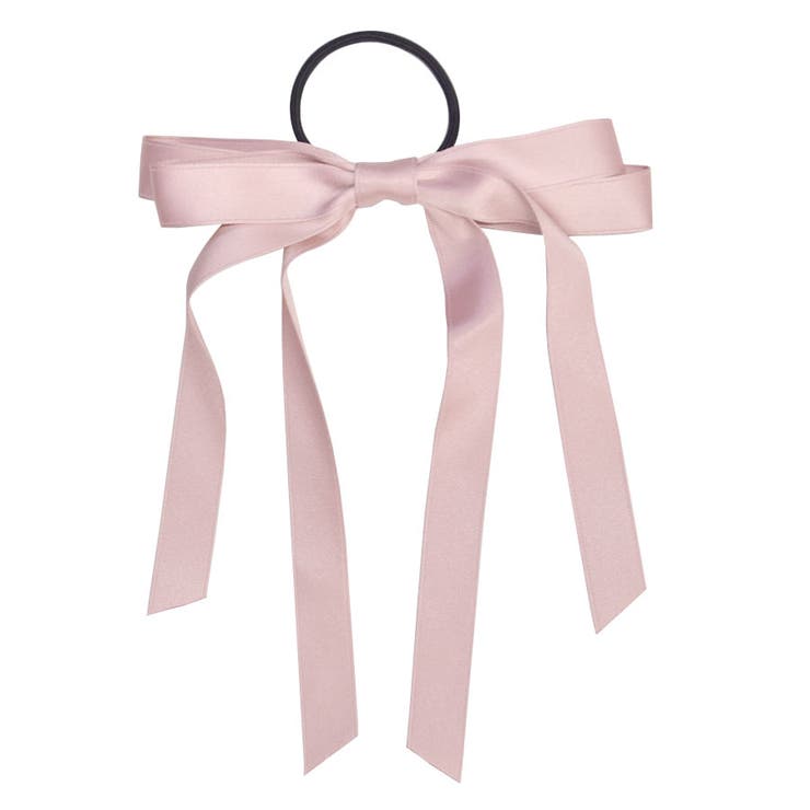 ３．ローズピンク | ヘアゴム ロングリボン ヘアポニー | terracotta