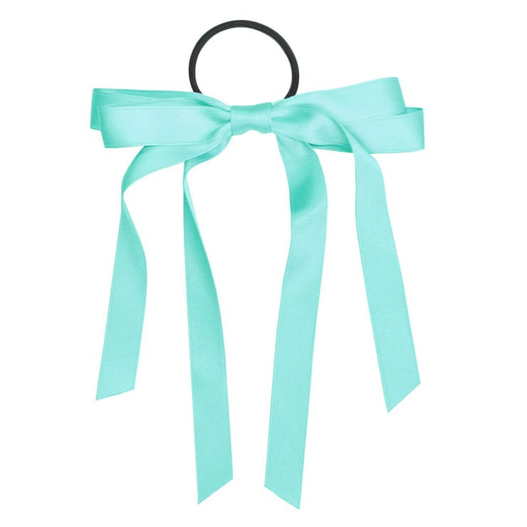 １６．ミント | ヘアゴム ロングリボン ヘアポニー | terracotta