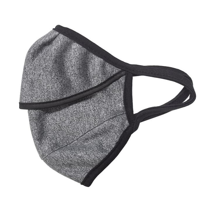 ２．グレー | マスク 裏起毛 あったか | terracotta