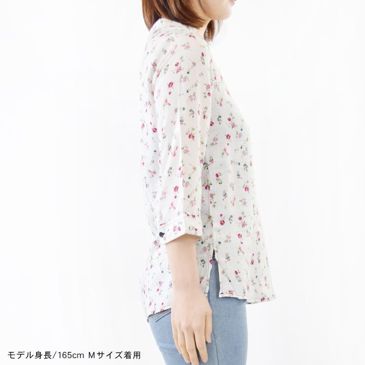 シャツ ブラウス 七分袖 | terracotta | 詳細画像5 