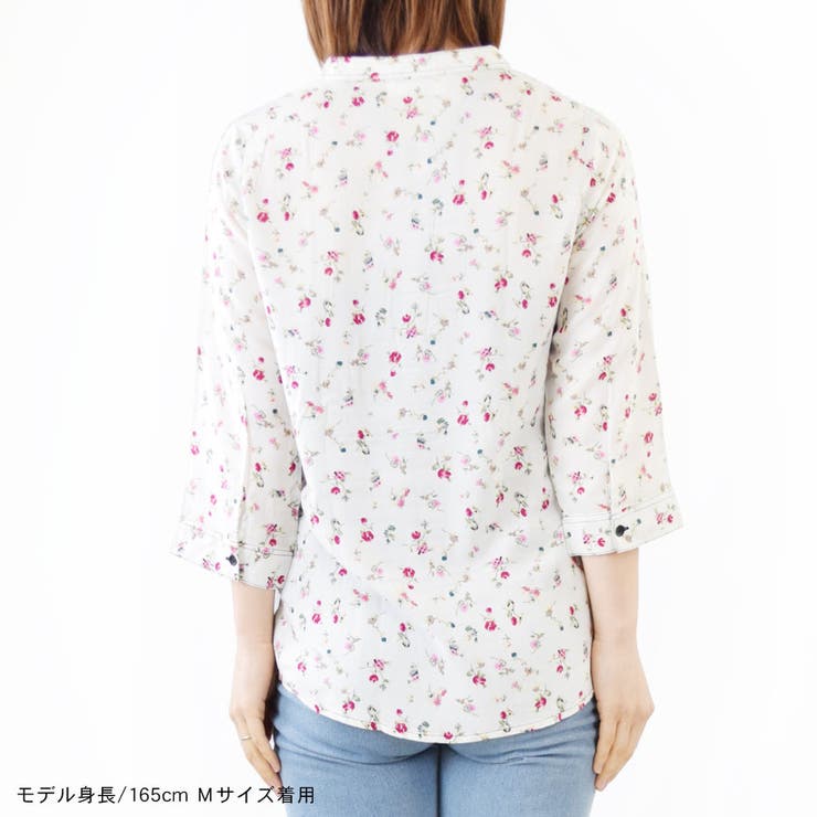 シャツ ブラウス 七分袖 | terracotta | 詳細画像6 