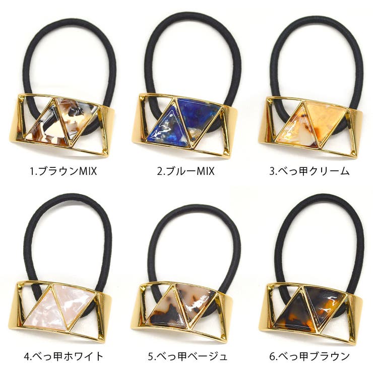 ヘアゴム ヘアカフス アセテート | terracotta | 詳細画像2 