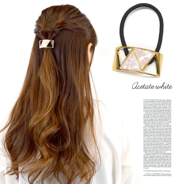 ヘアゴム ヘアカフス アセテート | terracotta | 詳細画像5 