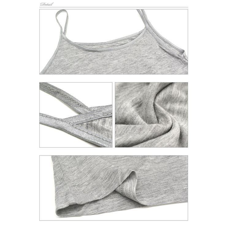 キャミソール インナー 薄手 | terracotta | 詳細画像3 