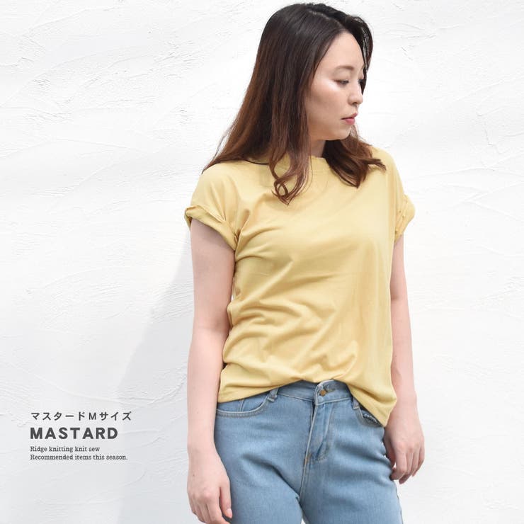 Tシャツ カットソー Vガゼット | terracotta | 詳細画像10 