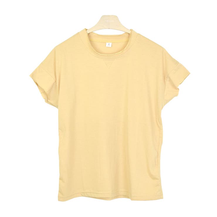 ２．マスタード | Tシャツ カットソー Vガゼット | terracotta