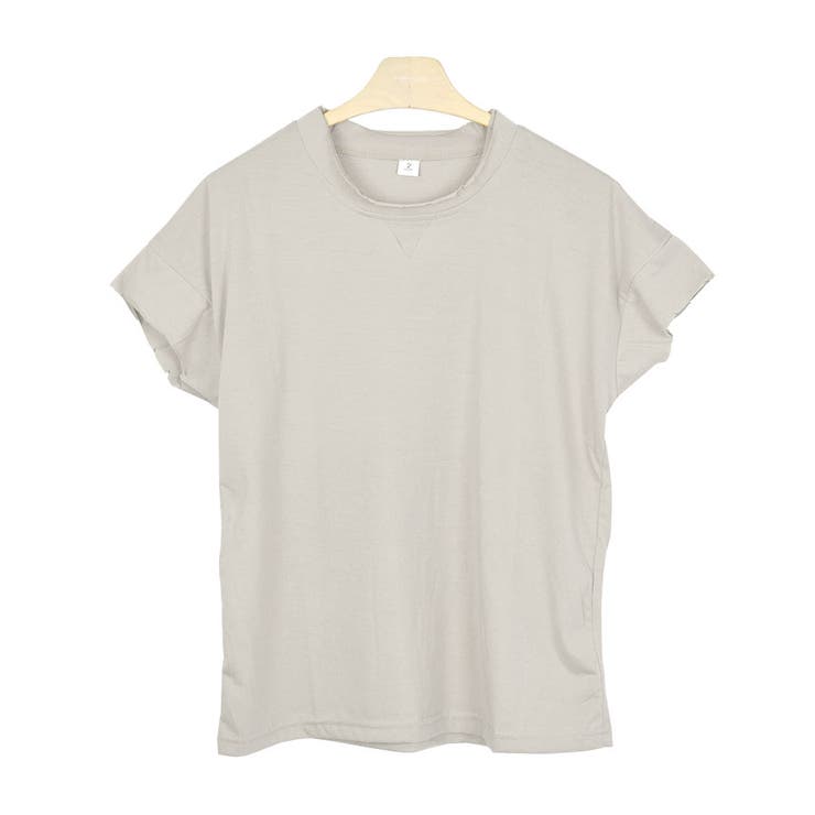 ４．グレージュ | Tシャツ カットソー Vガゼット | terracotta