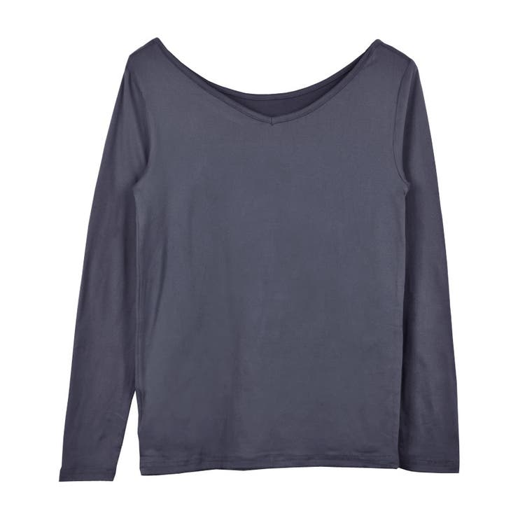 ６．パープル | あったかインナー 長袖 裏起毛 | terracotta