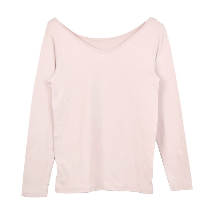 ９．ピンク | あったかインナー 長袖 裏起毛 | terracotta