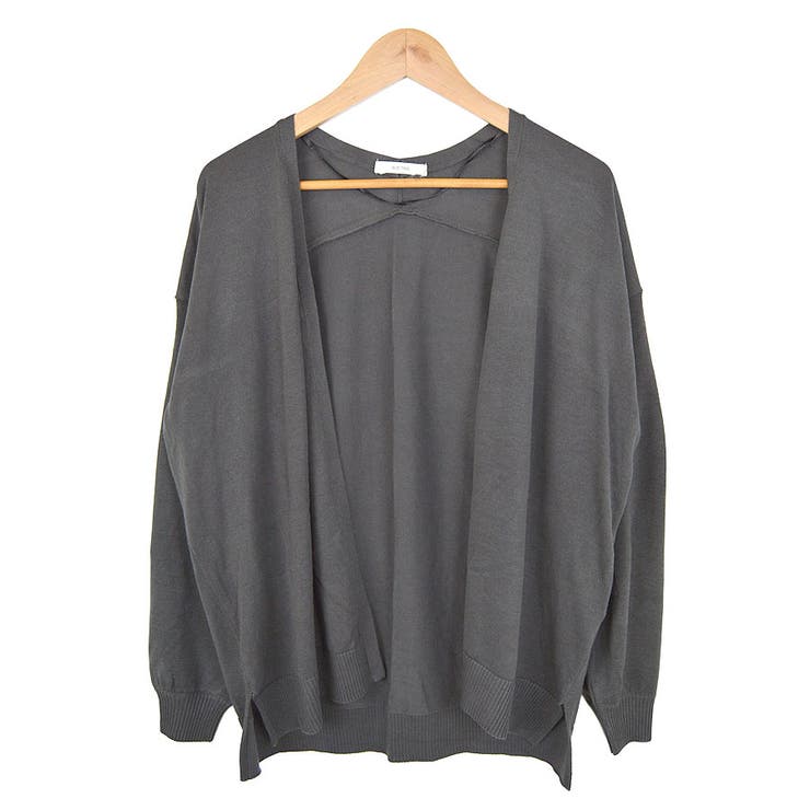 １．チャコール | カーディガン トッパー ニットカーデ | terracotta