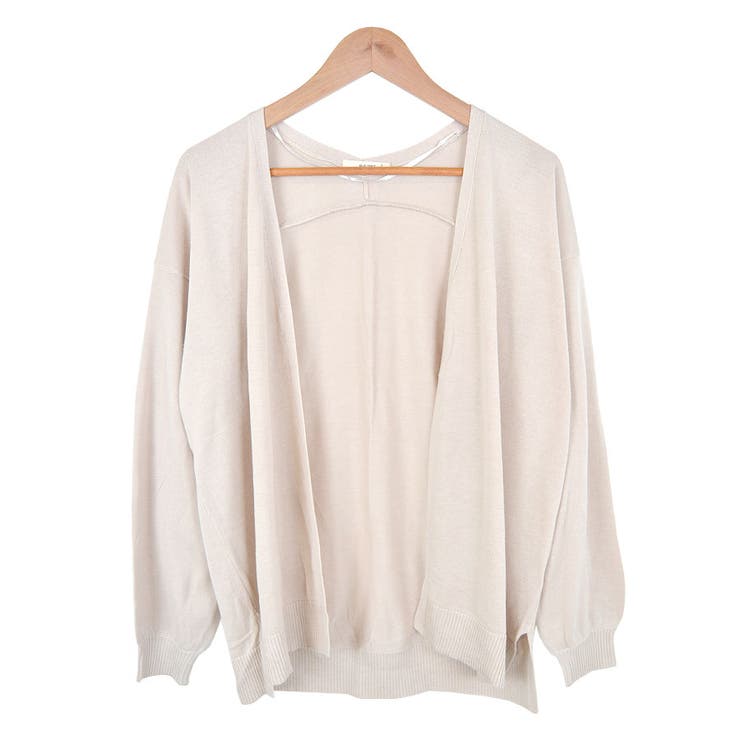 ２．ベージュ | カーディガン トッパー ニットカーデ | terracotta