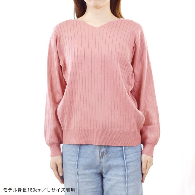 ニット ワイドリブ トップス | terracotta | 詳細画像7 