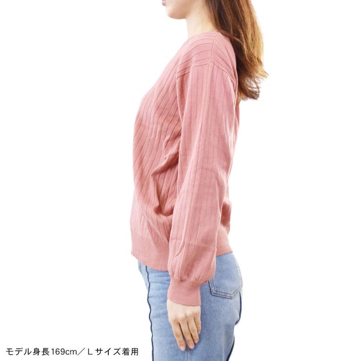ニット ワイドリブ トップス | terracotta | 詳細画像8 