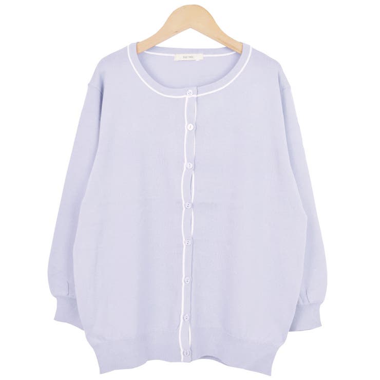 ２．アイスブルー | カーディガン ニットカーデ 七分袖 | terracotta