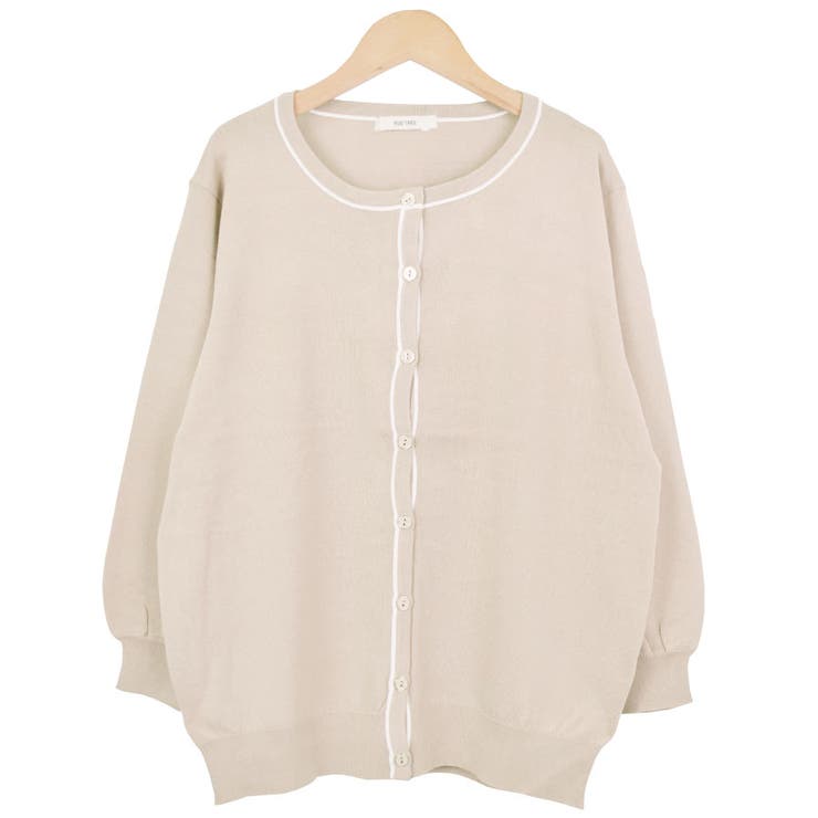 ３．ライトベージュ | カーディガン ニットカーデ 七分袖 | terracotta