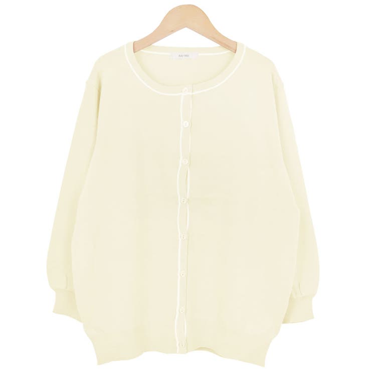 ５．クリームイエロー | カーディガン ニットカーデ 七分袖 | terracotta