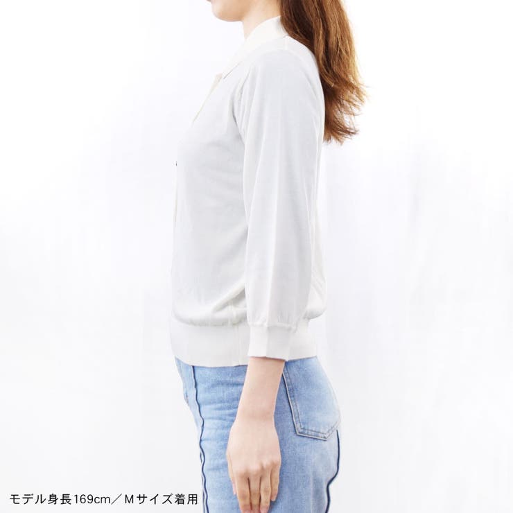 カーディガン ニット 七分袖 | terracotta | 詳細画像8 