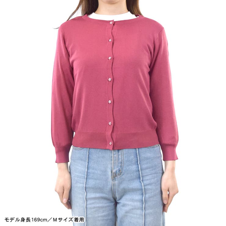 カーディガン 秋 冬 | terracotta | 詳細画像8 