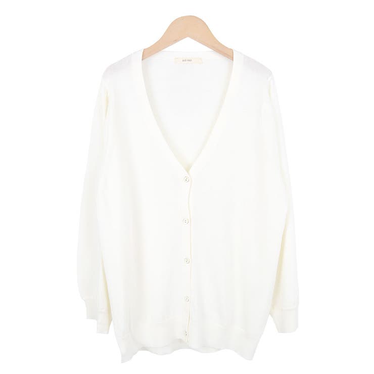 １．ホワイト | カーディガン 七分袖 薄手 | terracotta